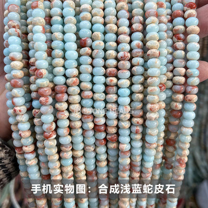 6 * 4Mm natural stone crystal abacus beads loose beads