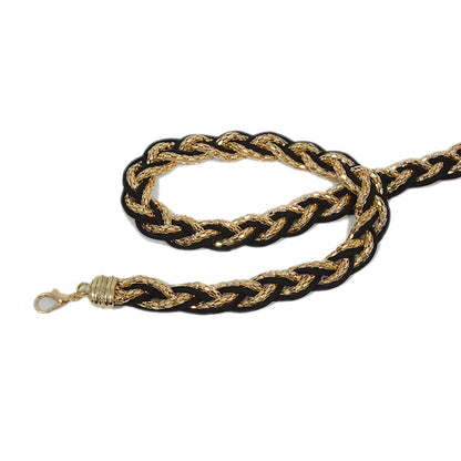 Hollow metal waist chain