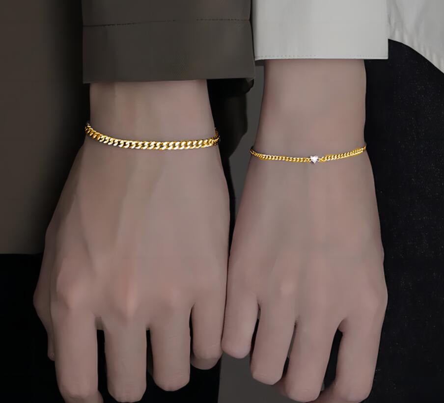 Stainless Steel Love Bracelet Set