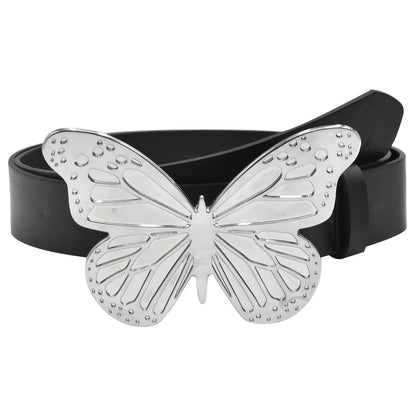 Silver Metal Butterfly Belt