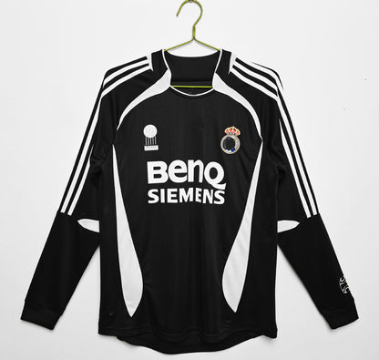 06-07 Real Madrid Retro Local Visitante Ronaldo Beckham Ra¨²l Guti Jersey 