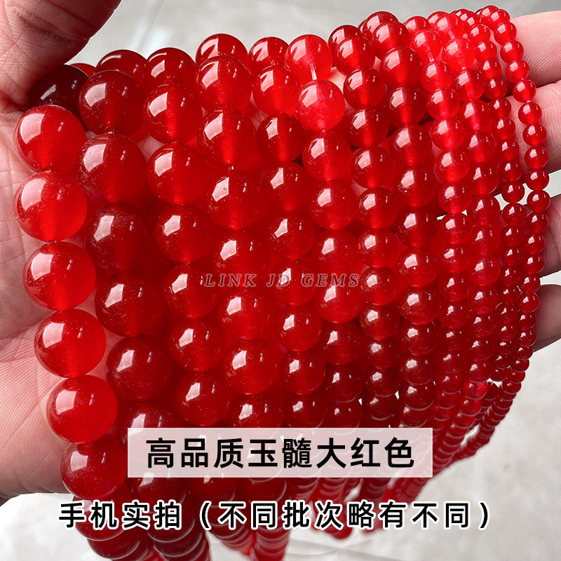 Colorful round beads loose beads DIY jewelry accessories