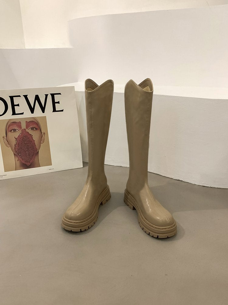 Boots Women's White Knight Boots