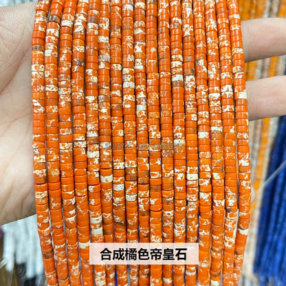 4 * 2Mm synthetic emperor stone spacer loose beads