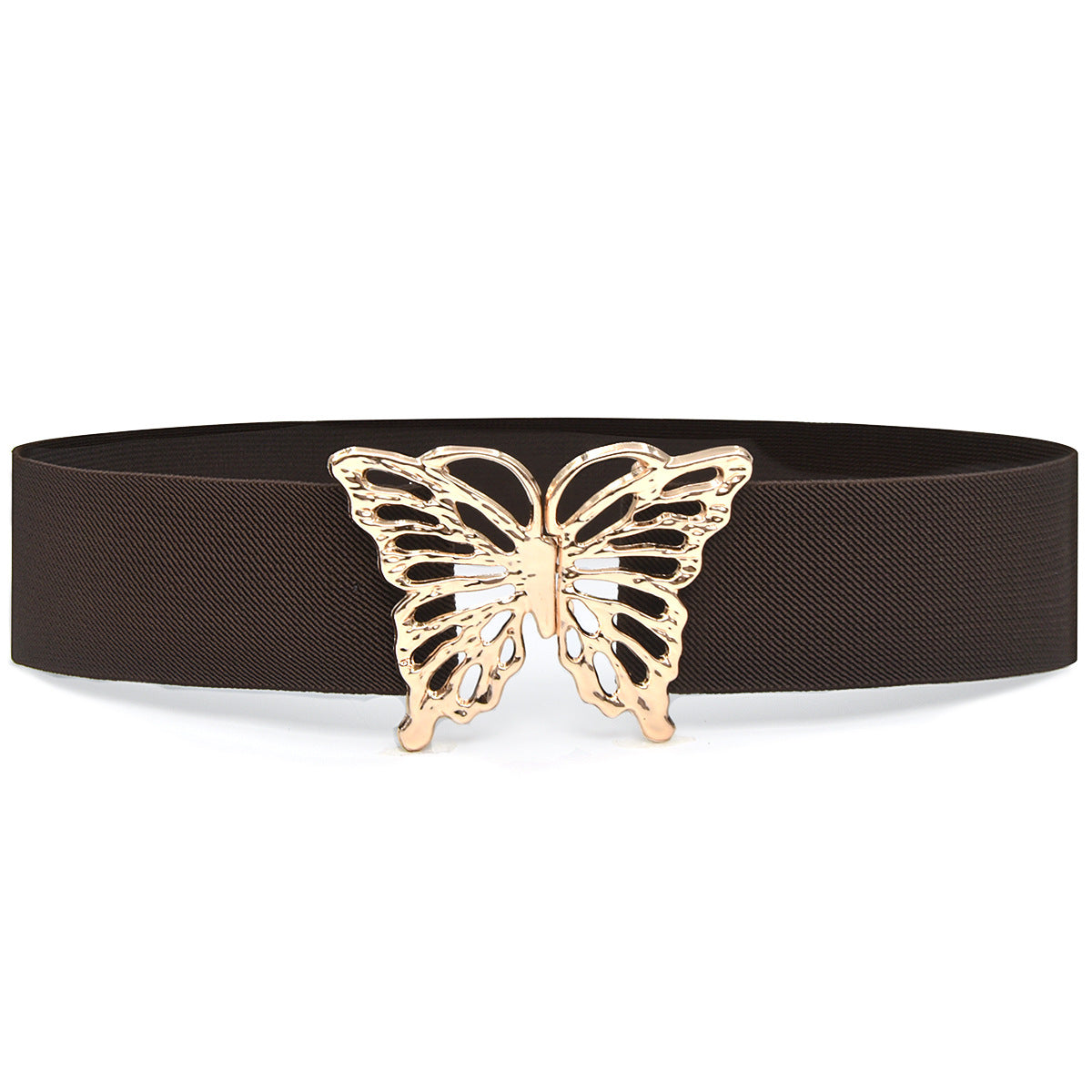 Butterfly Buckle Rhinestone Inlaid Belt