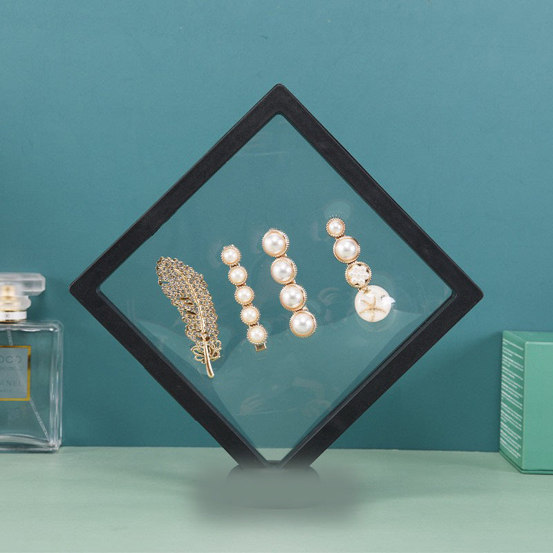 Hard Plastic Jewelry Display Box with PE Film