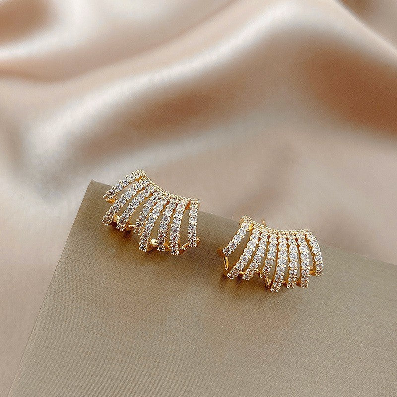 Full diamond premium earrings