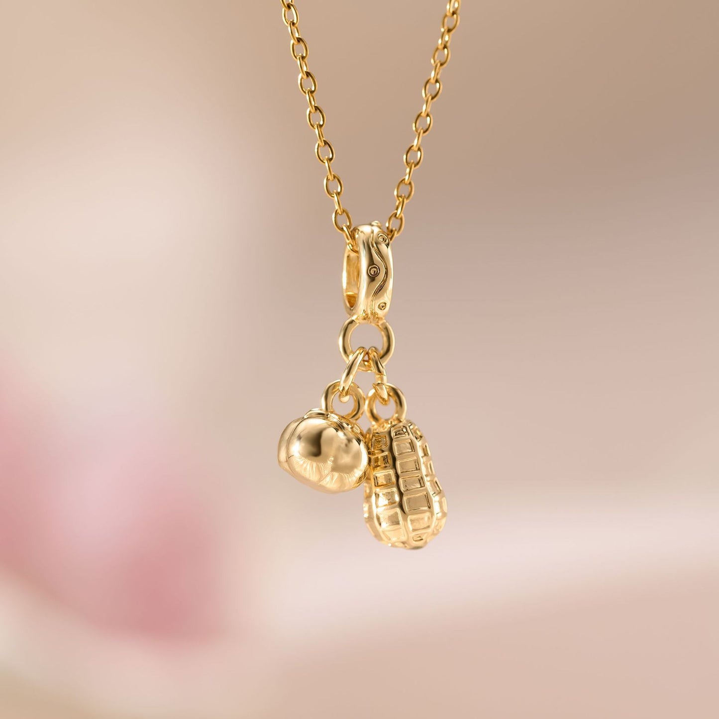 Flower Bell Pendant Necklace