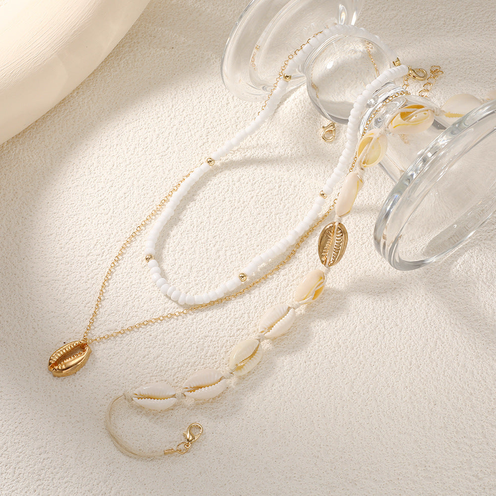 Bohemian Multi-layer Shell Necklace