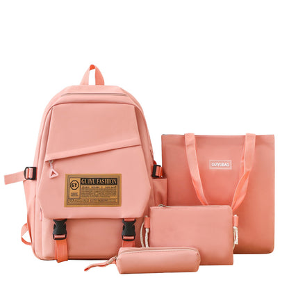 Mochila simple para estudiantes de gran capacidad. 