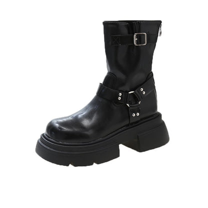 Thick-soled Knight Boots