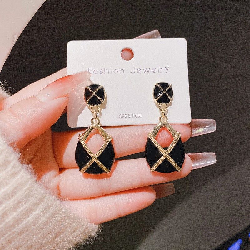 Drop Geometric Medieval Earrings