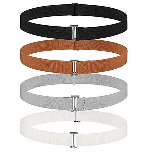 Casual belt is elastic.