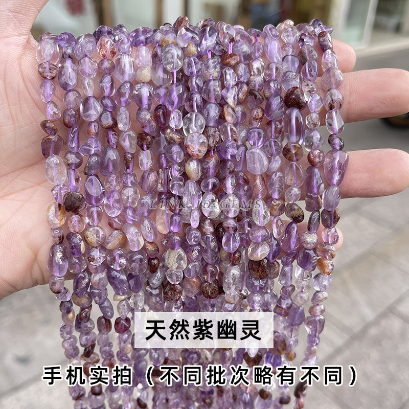 6-8Mm crystal agate irregular conformal loose beads