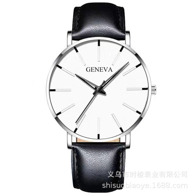 Geneva Fashion Thin Men's Quartz Watch