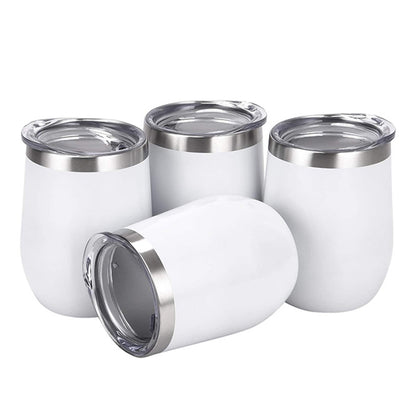12oz big belly stainless steel double layer thermos cup