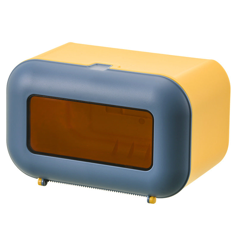 Wall-Mounted Tissue Box, No-Punch