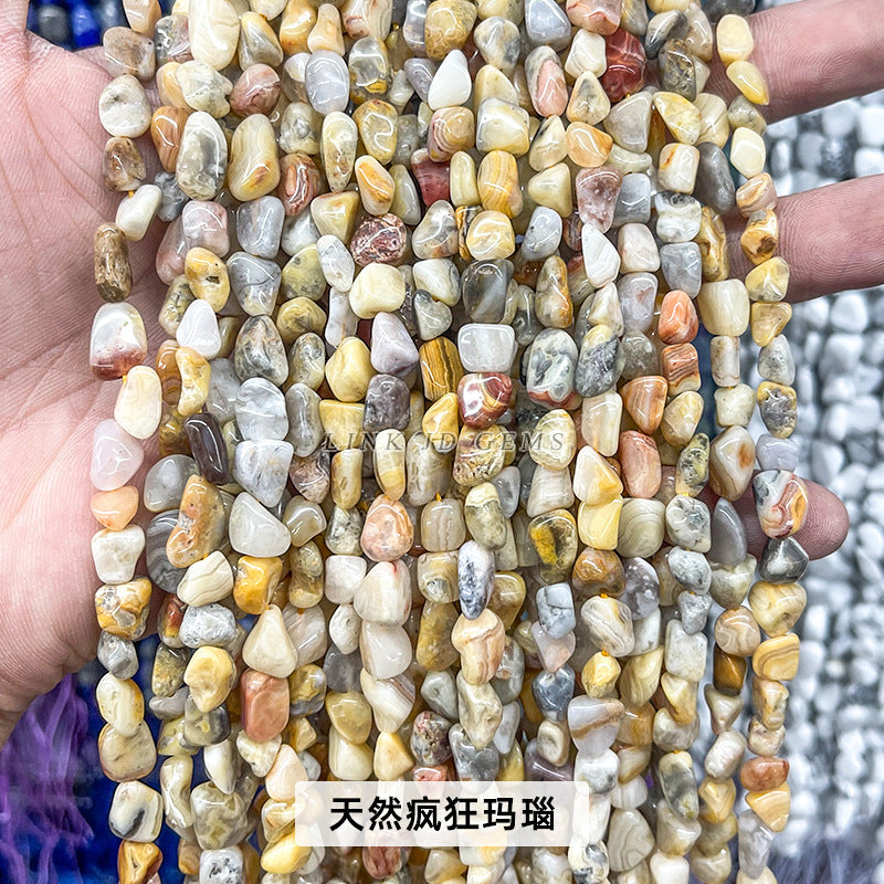 6-8Mm crystal agate irregular conformal loose beads