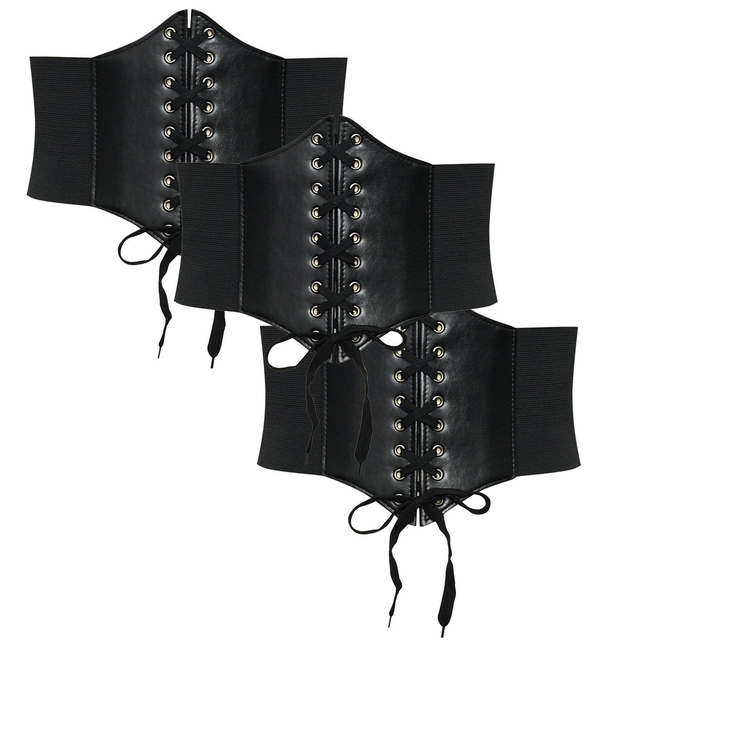 Elastic waist width belt