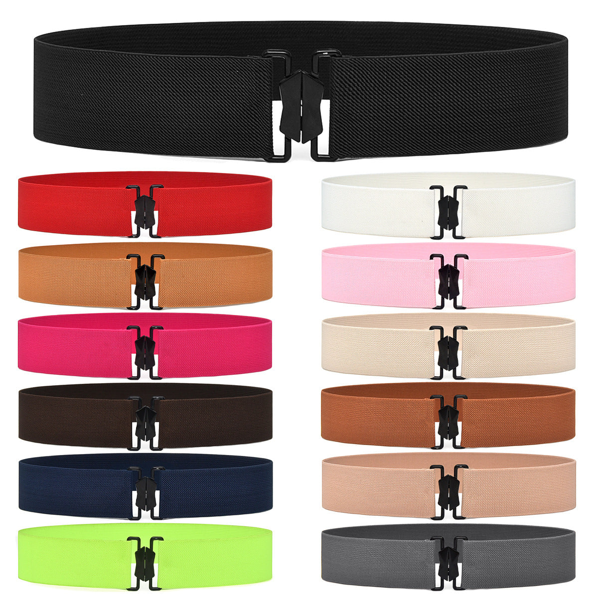 Elastic wide belt 5CM women