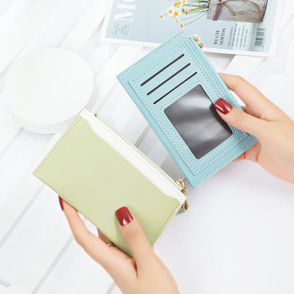 Card bag female zipper