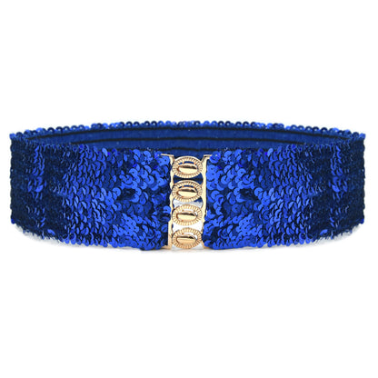 Personalized fish scales belt elastic