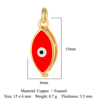 Sun Moon Stars Copper Zircon Eyes Palm Pendant