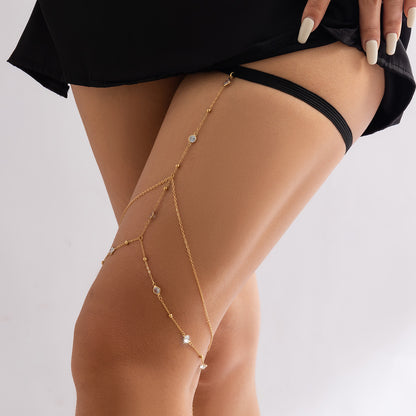 Tassel chain nightclub wind leg decoration