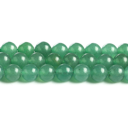 Green jade beads round beads wholesale work in progress