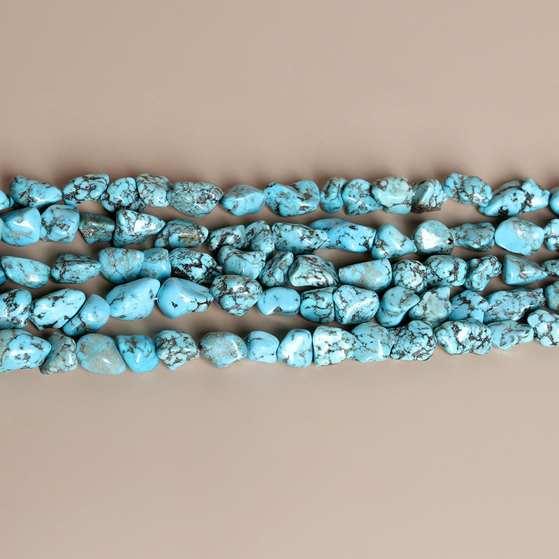 Turquoise rough stone DIY jewelry accessories