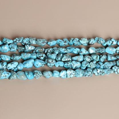 Turquoise rough stone DIY jewelry accessories