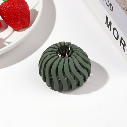 Korean nest hair ring claw clip