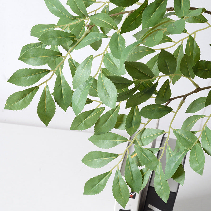 Artificial golden elm leaves artificial green plants wholesale