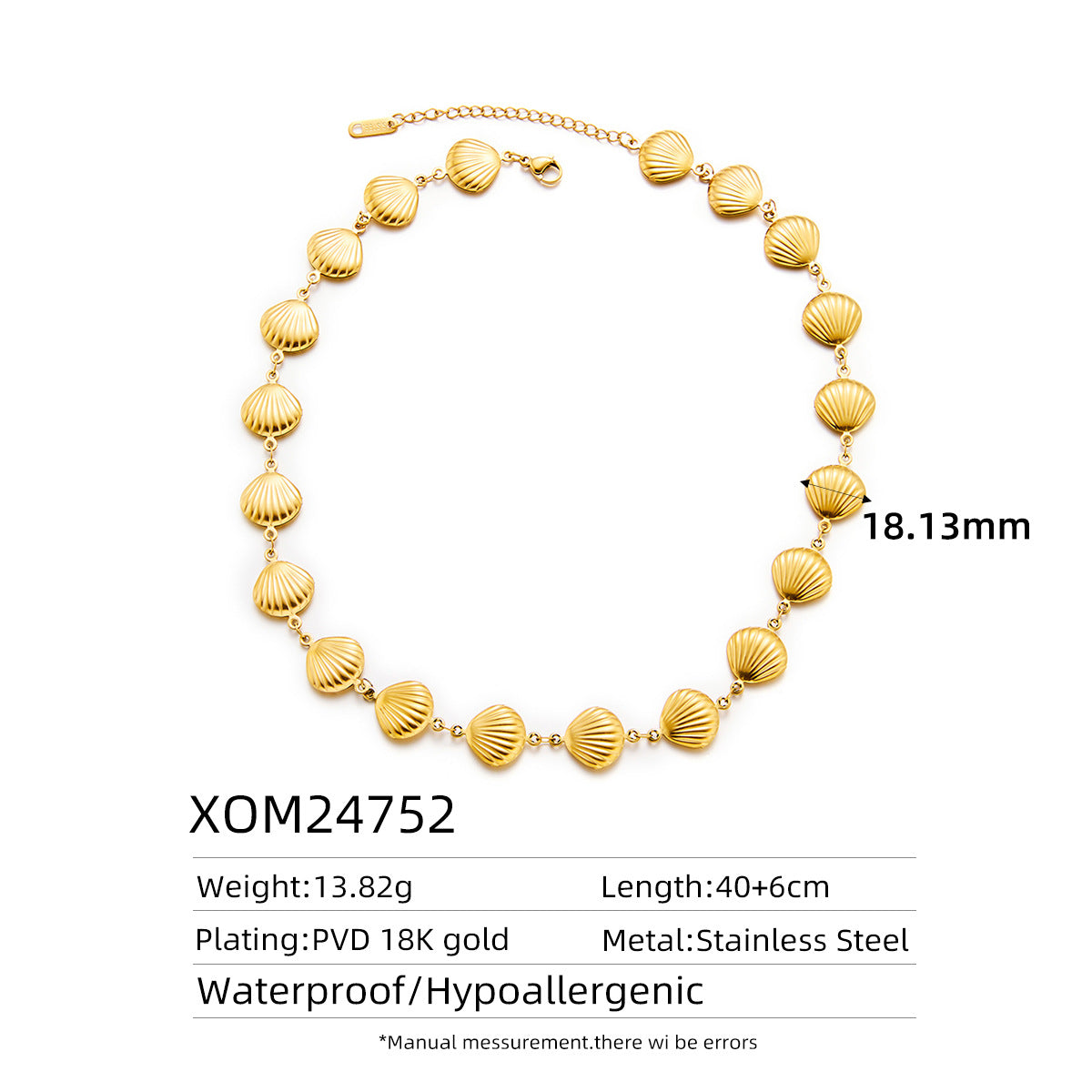 18K Gold Titanium Steel Retro 3D Oil-Pressed Necklace — Fade-Resistant