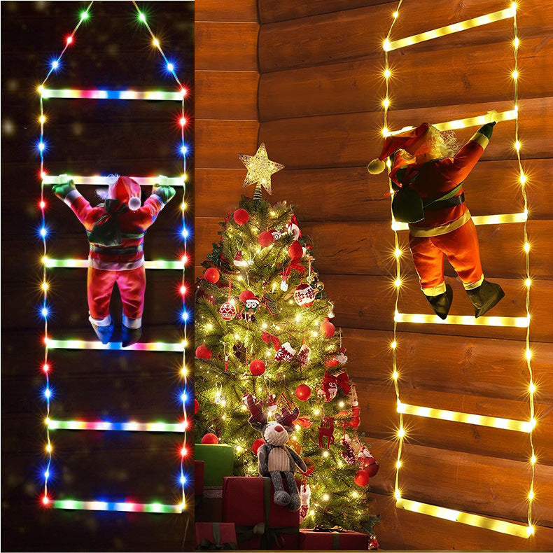 Luz de escalera de Papá Noel 