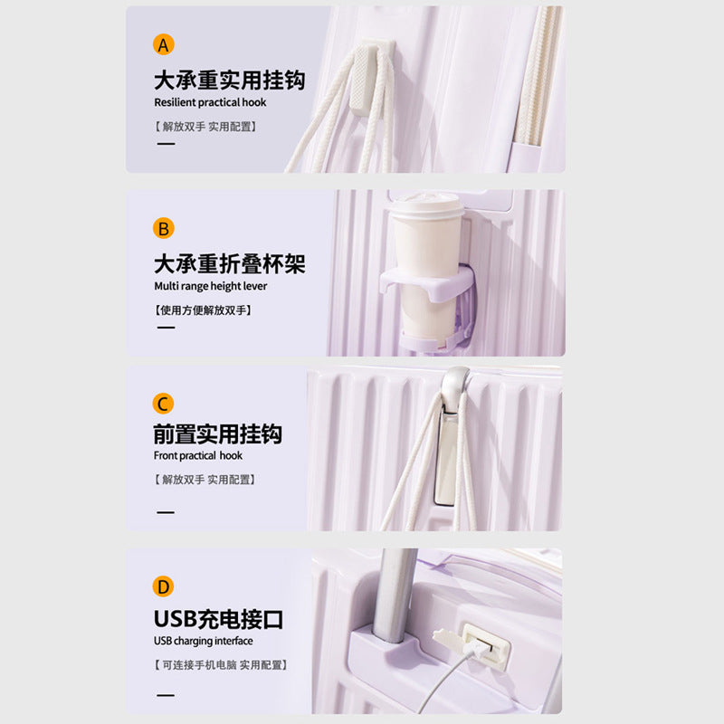 Gradual change of suitcase