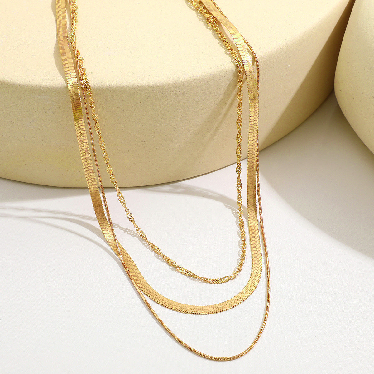 Multi-Layer Snake Chain Necklace