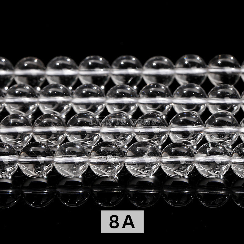 A + grade natural white crystal loose beads