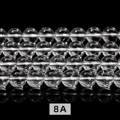 A + grade natural white crystal loose beads