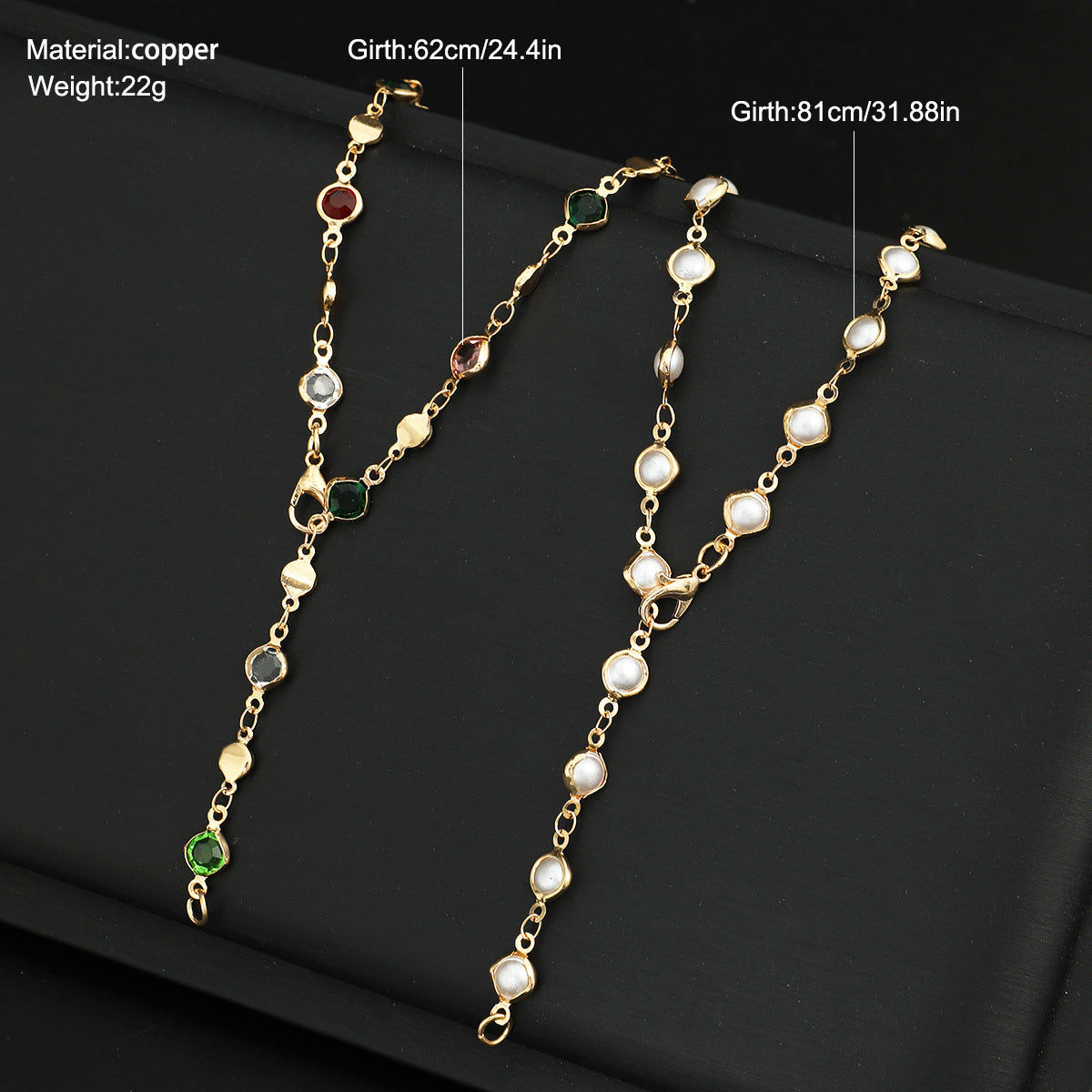 Pearl & Diamond Y-Necklace Set