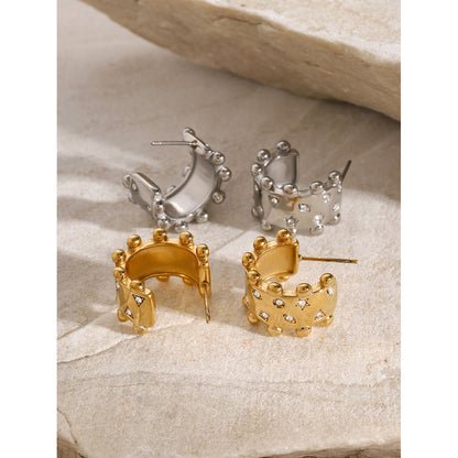 Bracelet Ring with Rhinestones