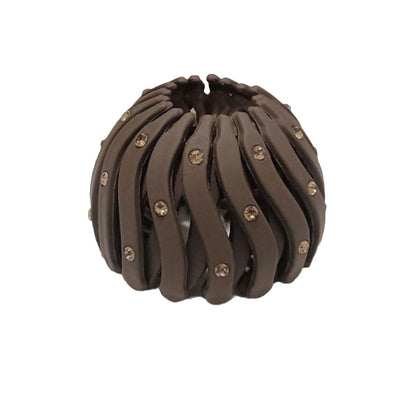 Autumn and winter bird's nest hair reel hair band