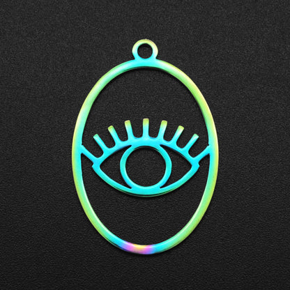 5 pcs/pack devil eye DIY pendant