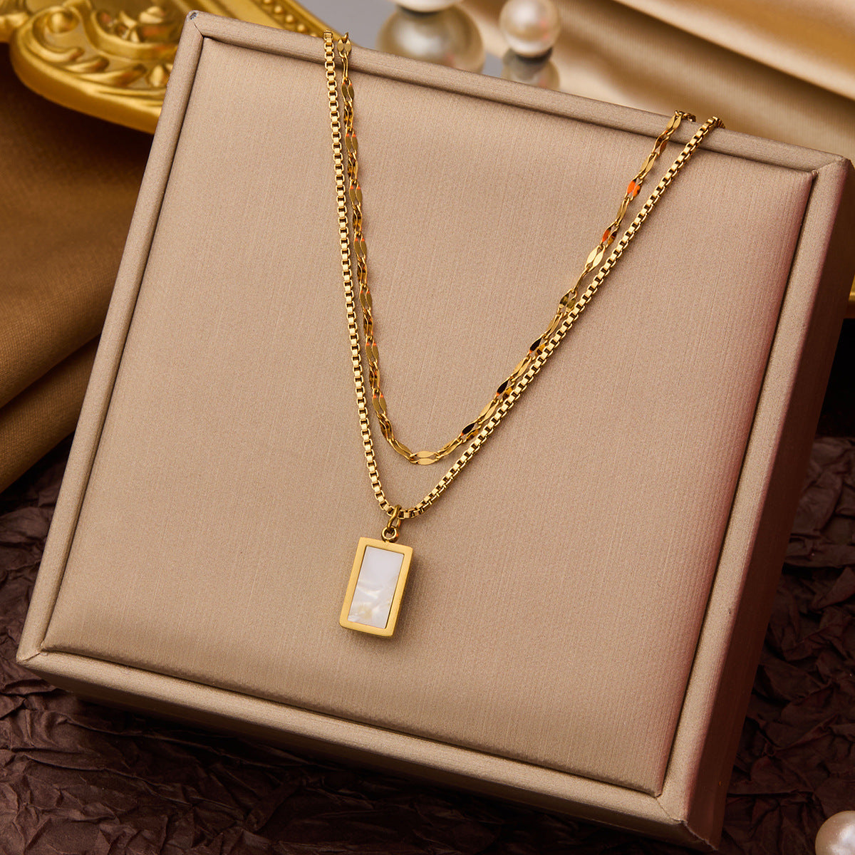 Women's Titanium Steel Clavicle Necklace — Summer Fashion