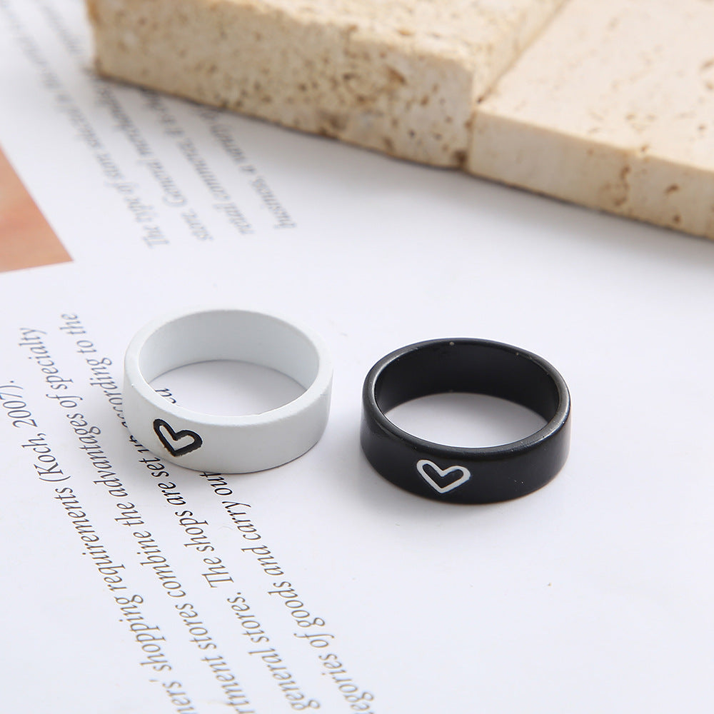 Simple Couple Love Rings