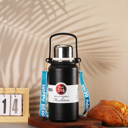 316 Stainless Steel Sports Water Bottle with Handle