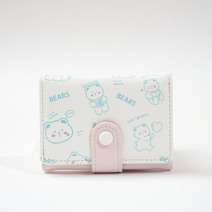 Girl wallet short cartoon