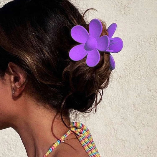 Accesorio para el cabello con pinza para sujetar la cabeza con forma de flor 