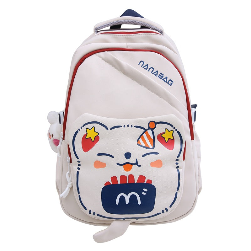 Cute cartoon student school bag large capacity backpack