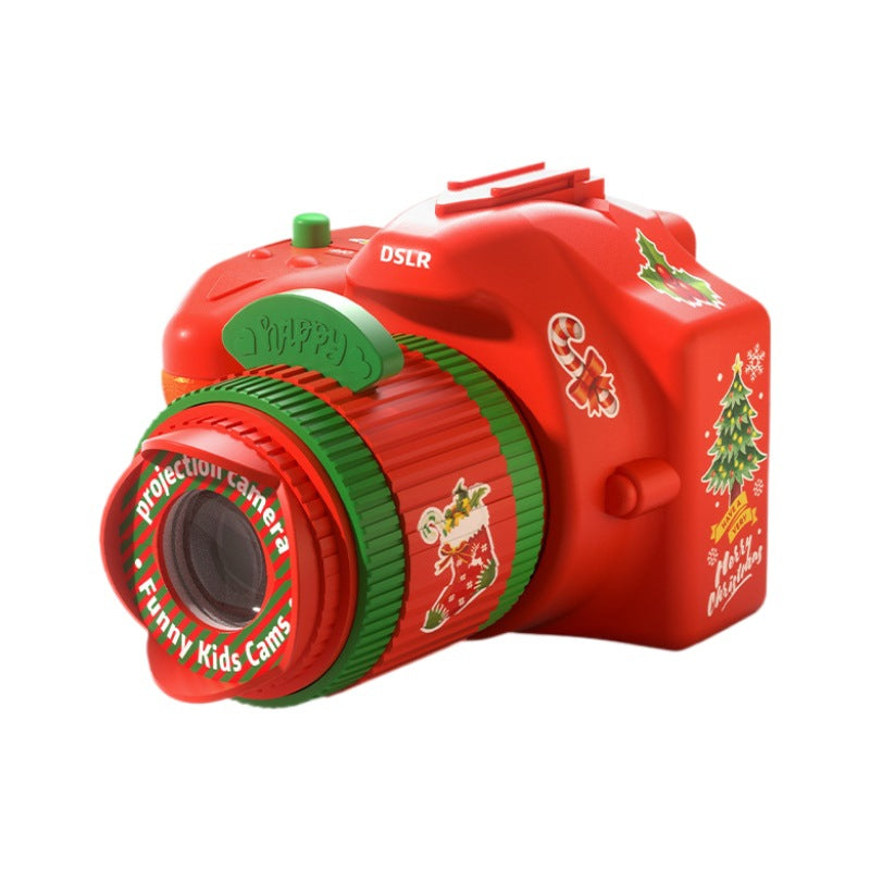 Christmas Camera Projector Light-Up Toy, Holiday Decor Gift for Kids